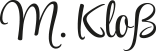 m kloss u